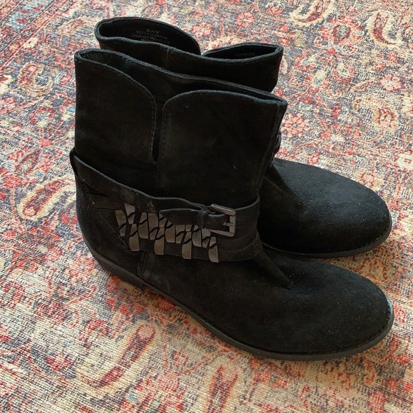 Steven by Steve Madden Black Moto Booties - Picture 2 of 5
